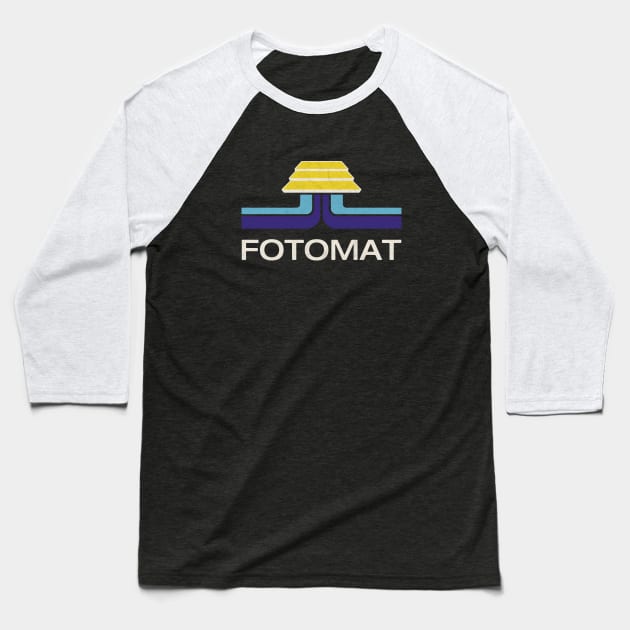 Fotomat Store Baseball T-Shirt by Turboglyde